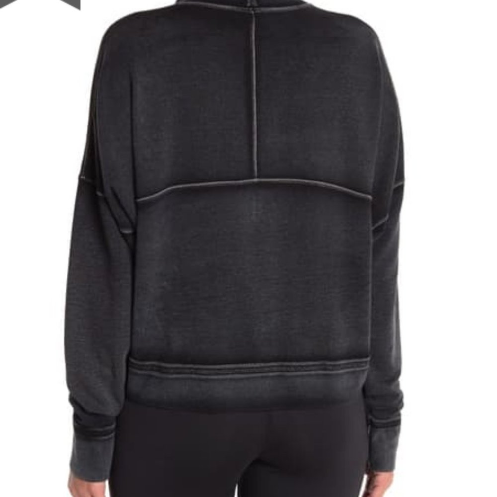 Free People Lara Drawstring Solid Pullover - image 3